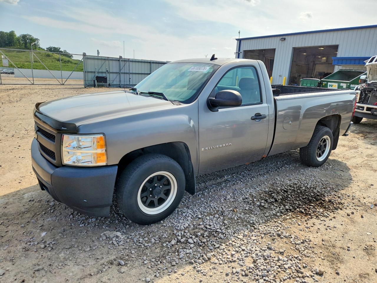 2008 Chevrolet Silverado C1500 Gray vin: 1GCEC14X18Z159191