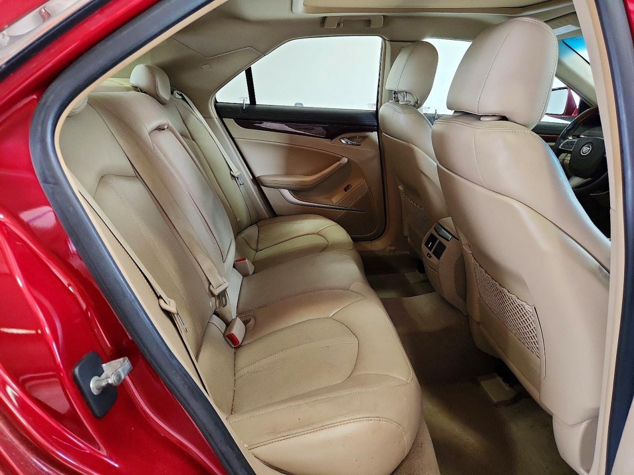 2009 Cadillac Cts Red vin: 1G6DF577690141378