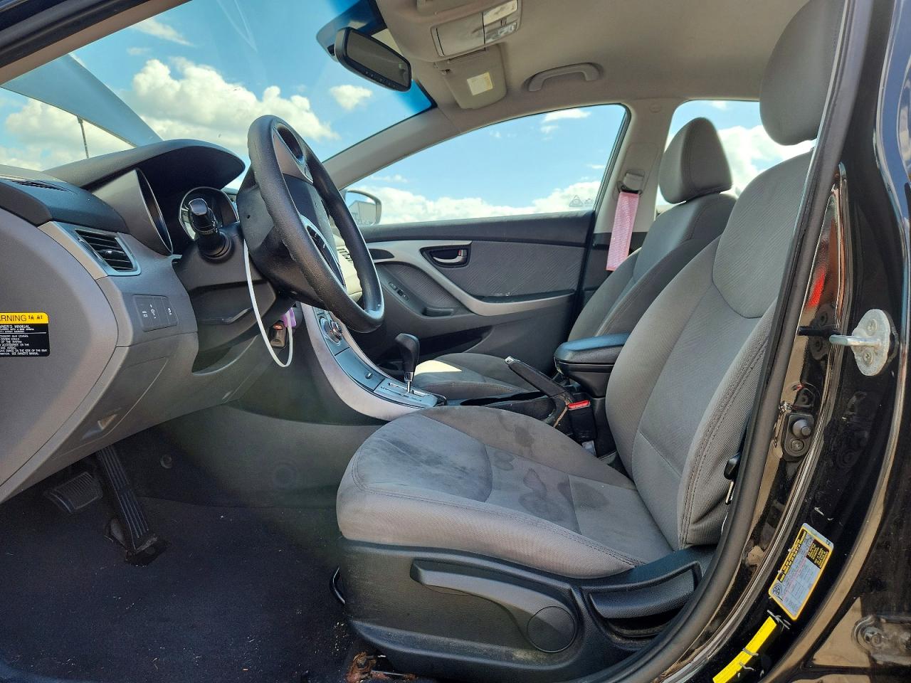 2012 Hyundai Elantra Gls Черный vin: 5NPDH4AE7CH150223