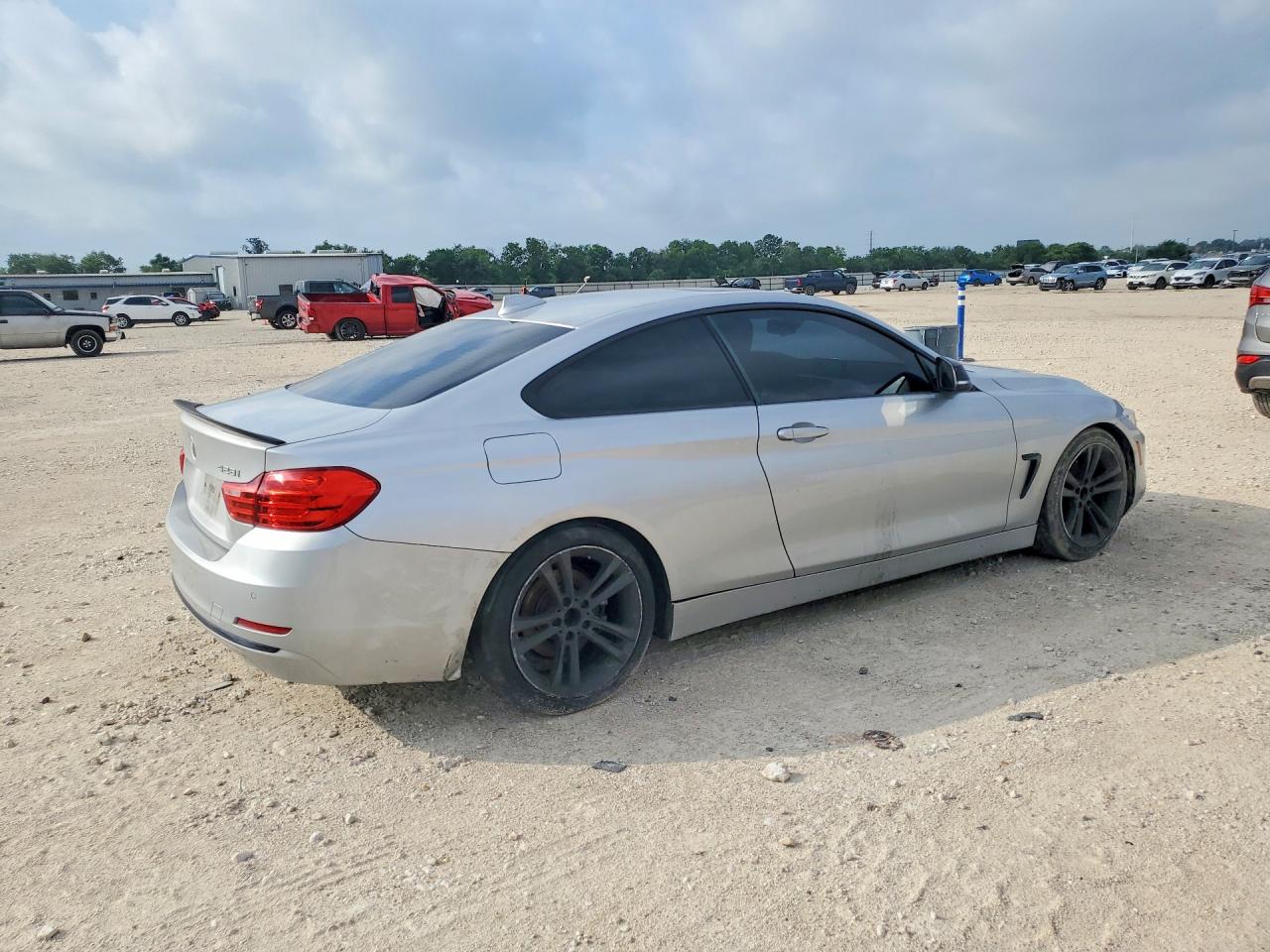 2014 Bmw 428 I Silver vin: WBA3N3C57EF711056
