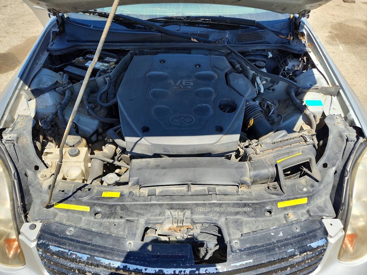 2003 Infiniti G35 Base Серебряный vin: JNKCV51E43M325591