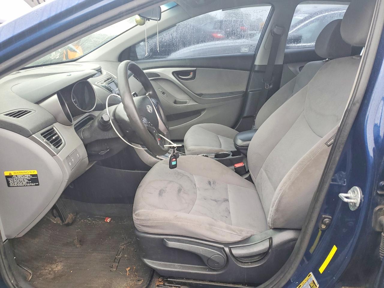 2013 Hyundai Elantra Gls Blue vin: KMHDH4AE2DU868183