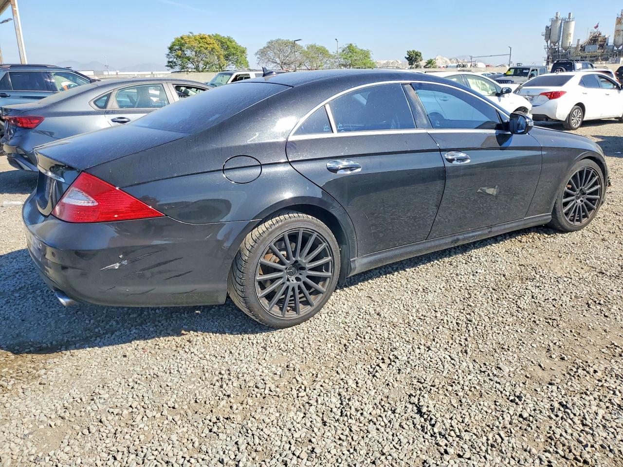 2009 Mercedes-benz Cls 550 Black vin: WDDDJ72X19A146213