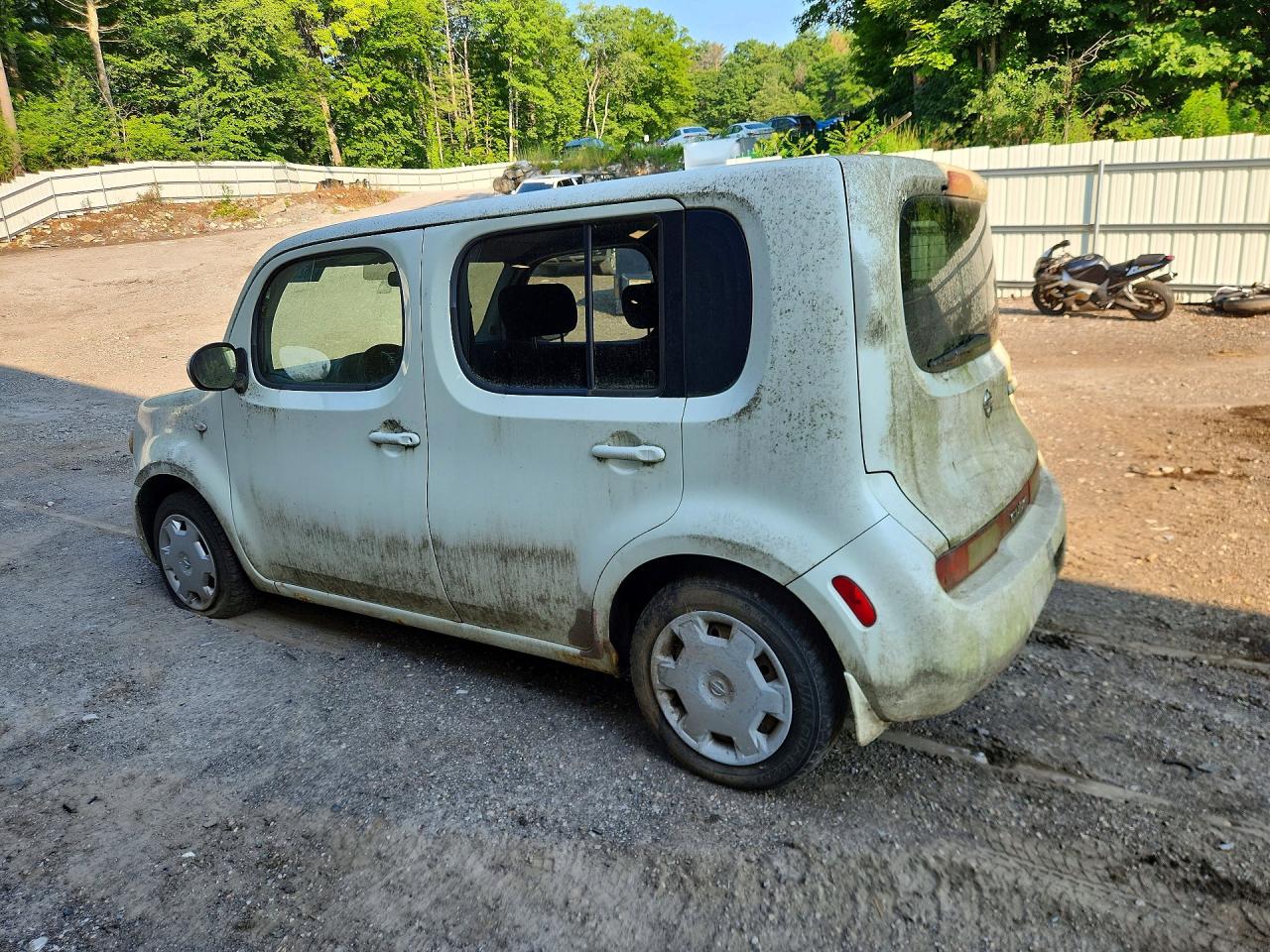 2009 Nissan Cube 1.8 White vin: JN8AZ28R89T127989