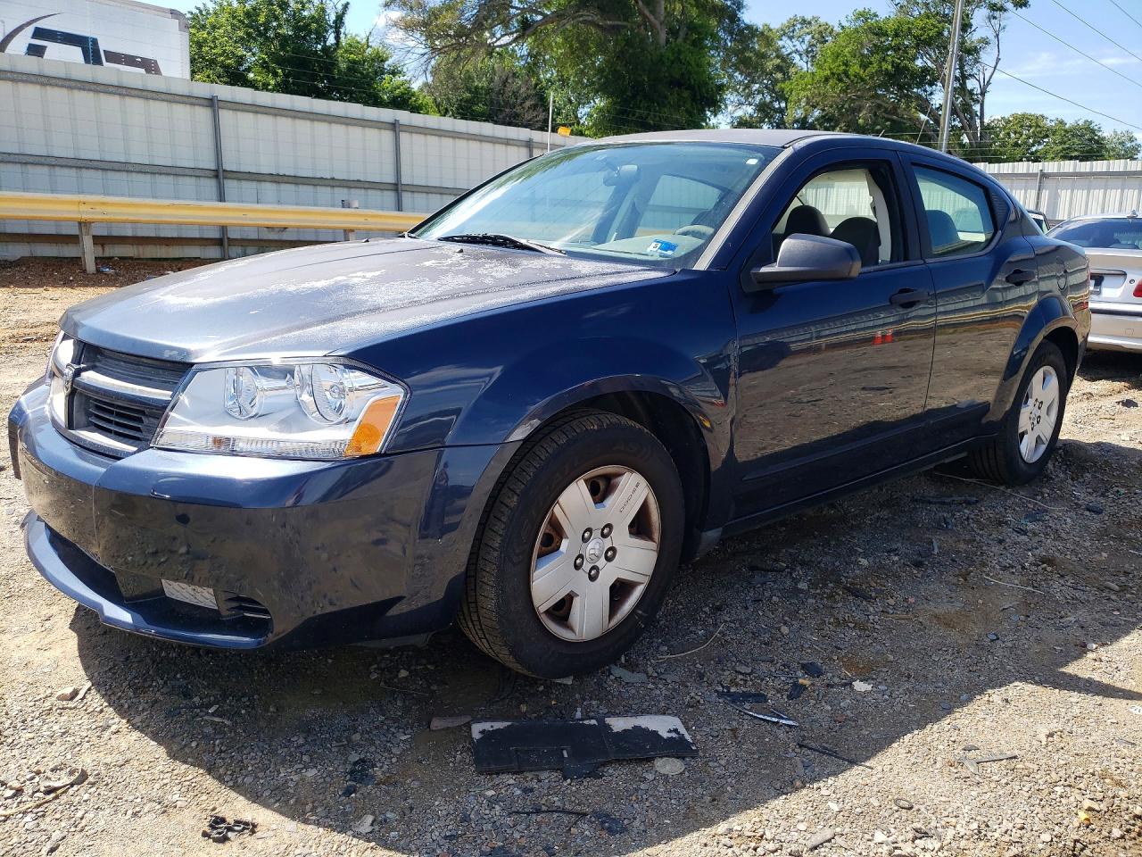2008 Dodge Avenger Se Blue vin: 1B3LC46K78N670293