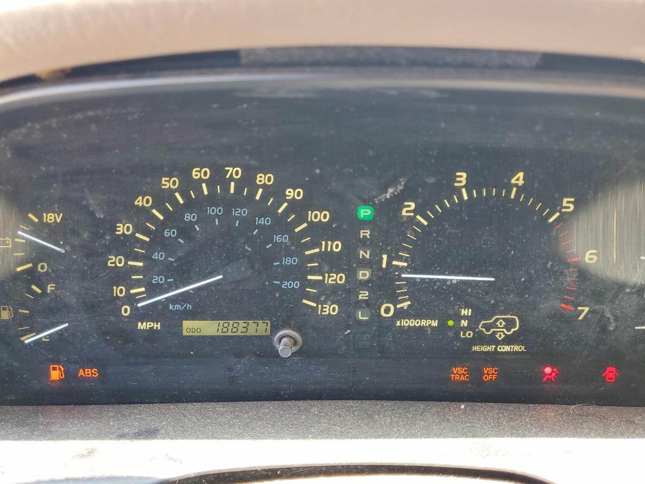 2000 Lexus Lx 470 Gray vin: JT6HT00WXY0106926