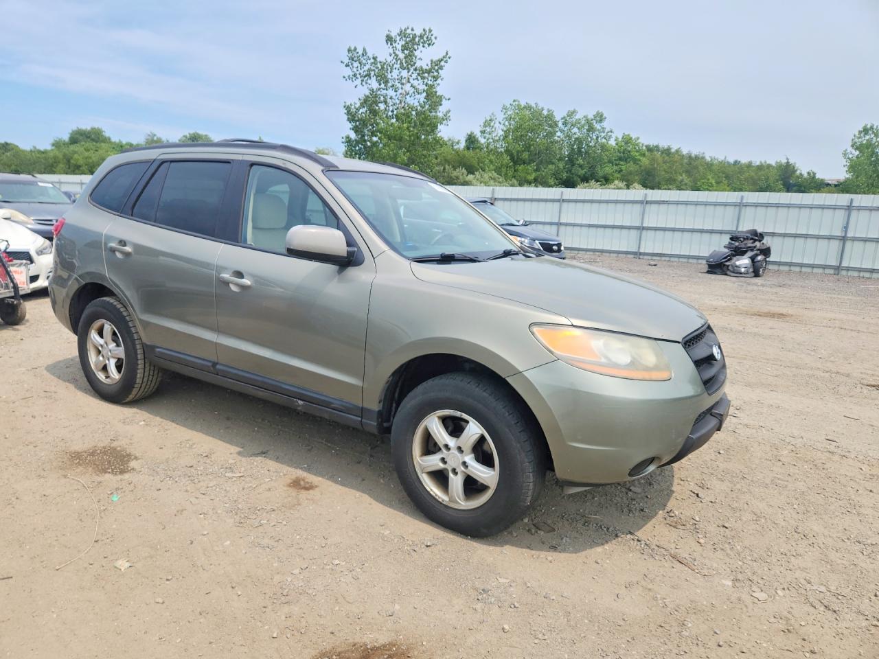 2008 Hyundai Santa Fe Gls Green vin: 5NMSG13D38H175055