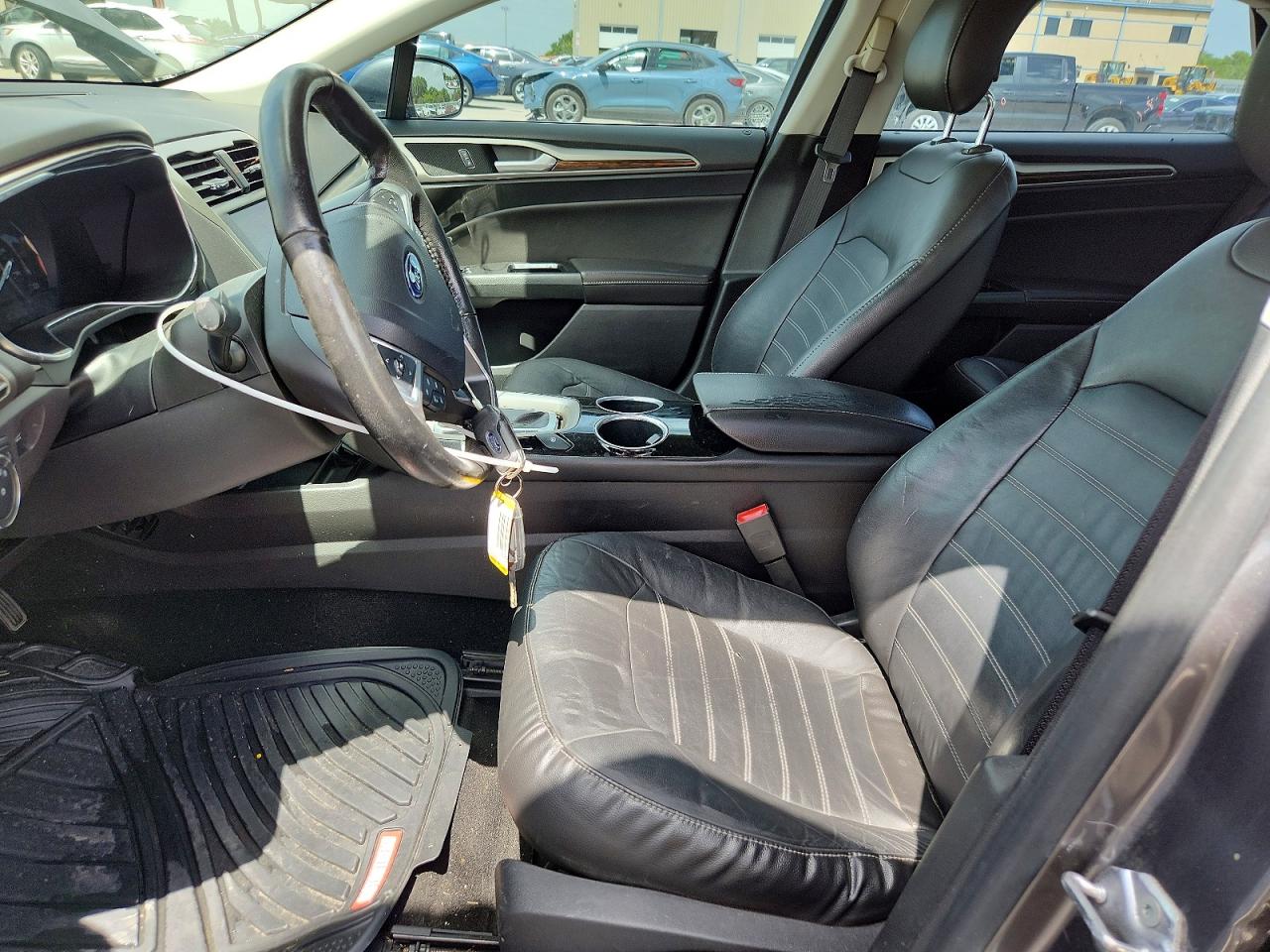 2013 Ford Fusion Se Phev Серый vin: 3FA6P0PU5DR234970