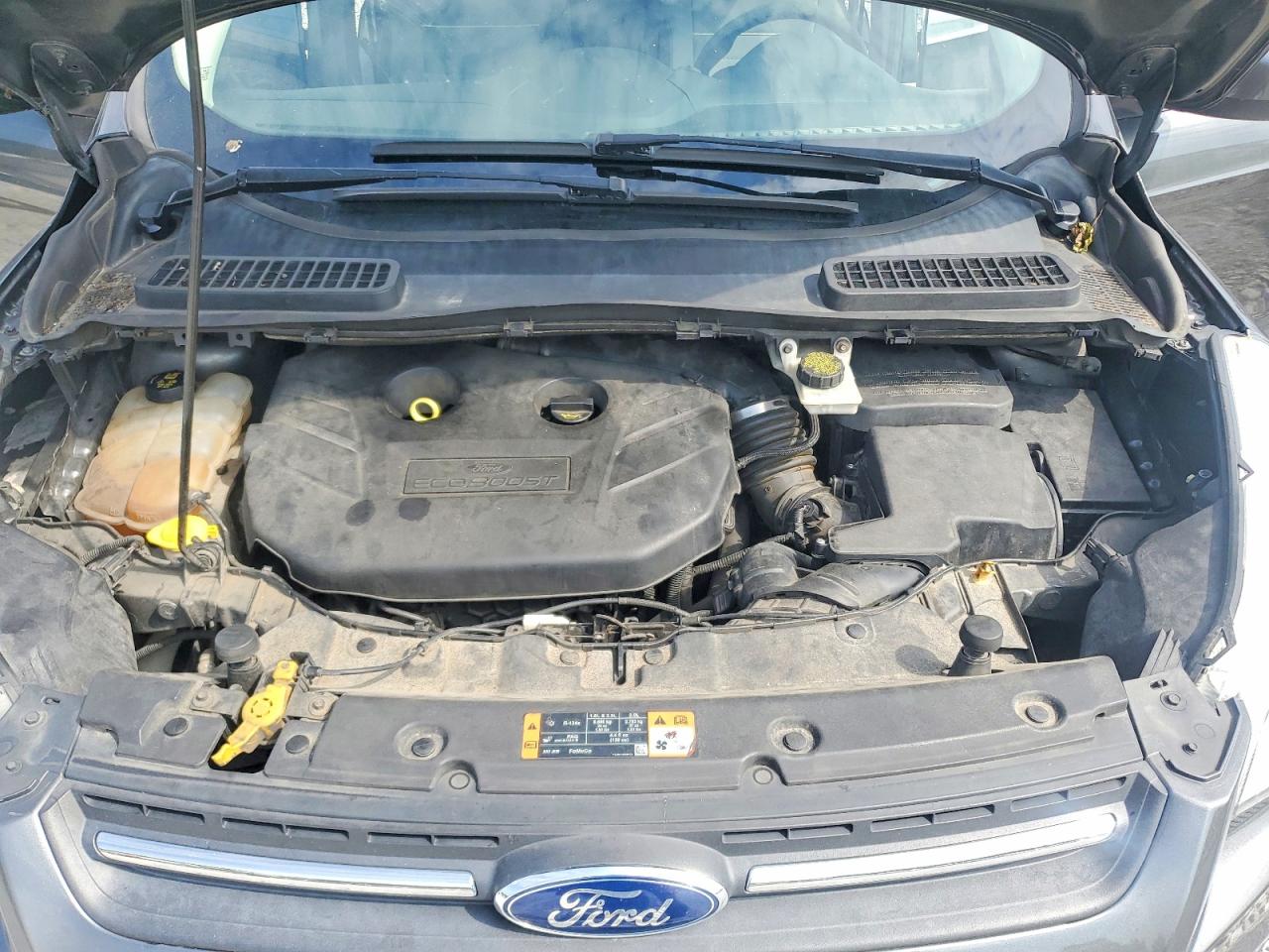 2015 Ford Escape Se Gray vin: 1FMCU9G97FUB82125