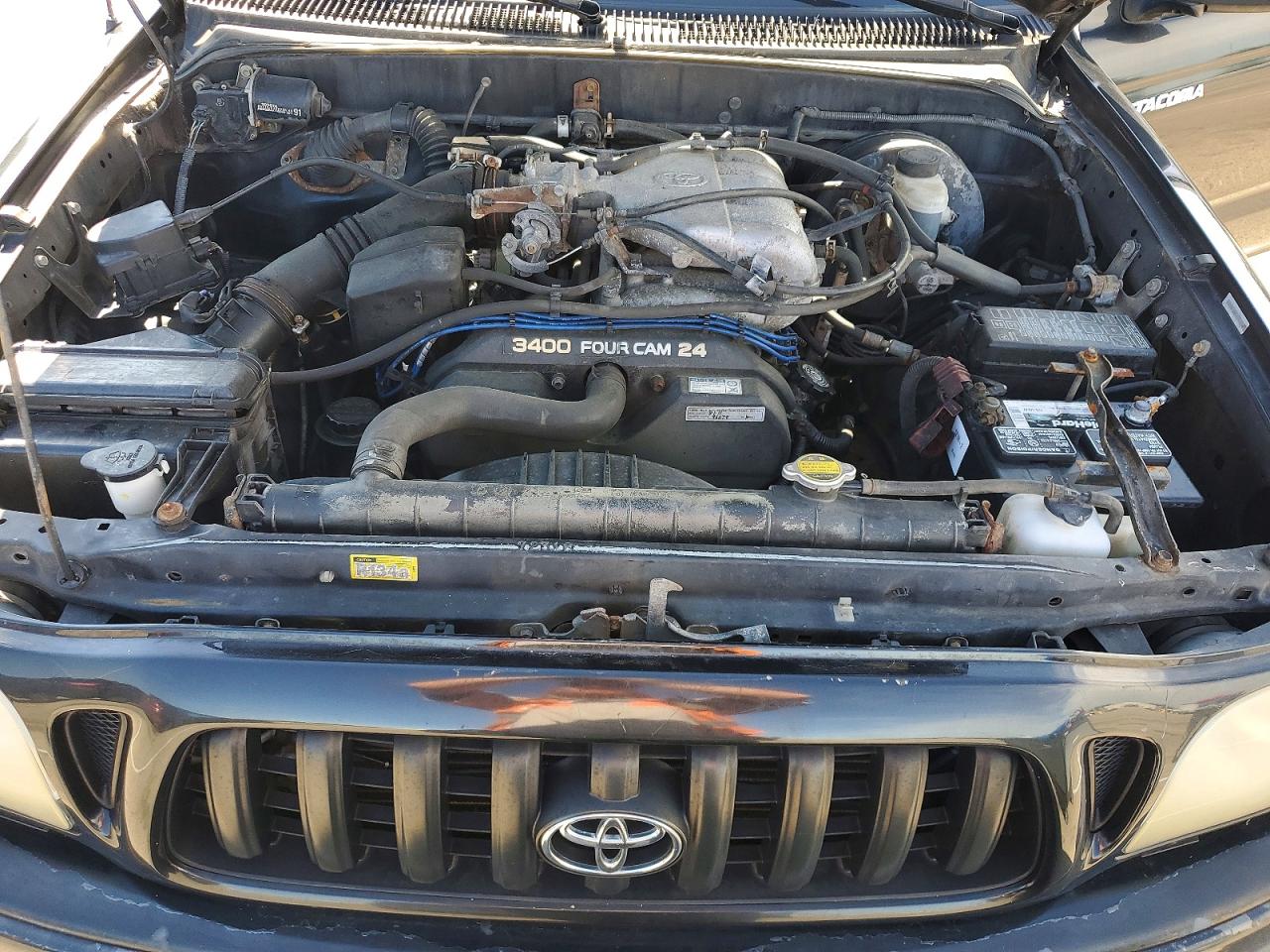 2002 Toyota Tacoma Double Cab Black vin: 5TEHN72N42Z092769