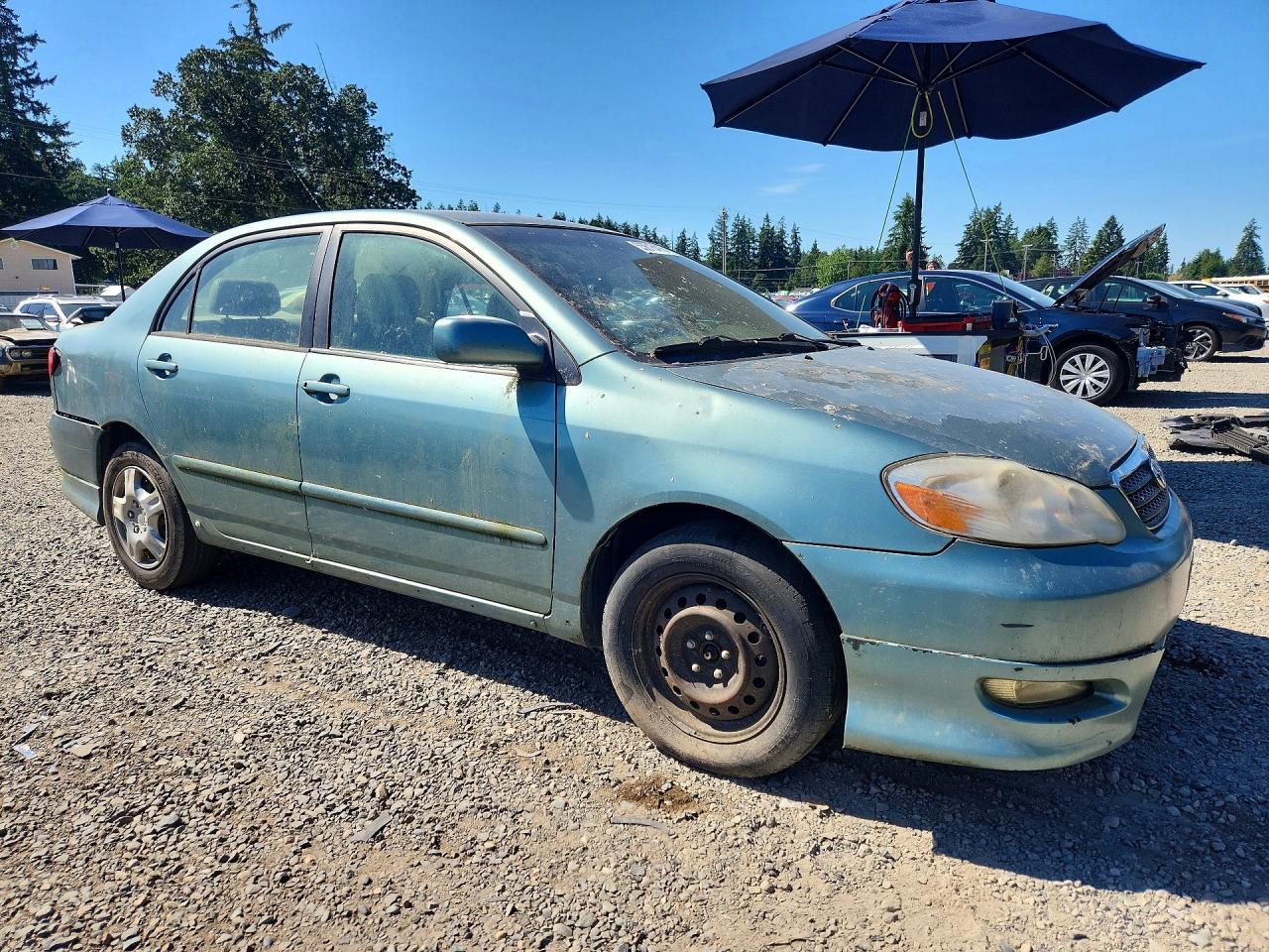 2006 Toyota Corolla Le Green vin: 1NXBR32E76Z605607