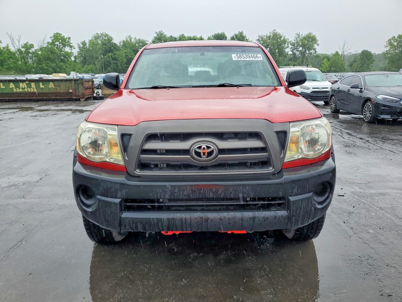 2009 Toyota Tacoma Double Cab Prerunner Red vin: 3TMJU62N99M077691