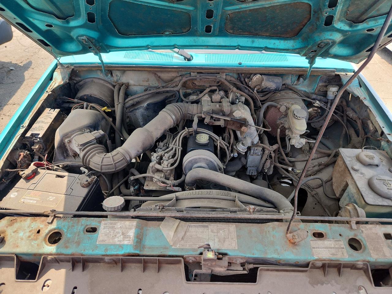 1992 Ford Ranger Green vin: 1FTCR10A2NTA32696