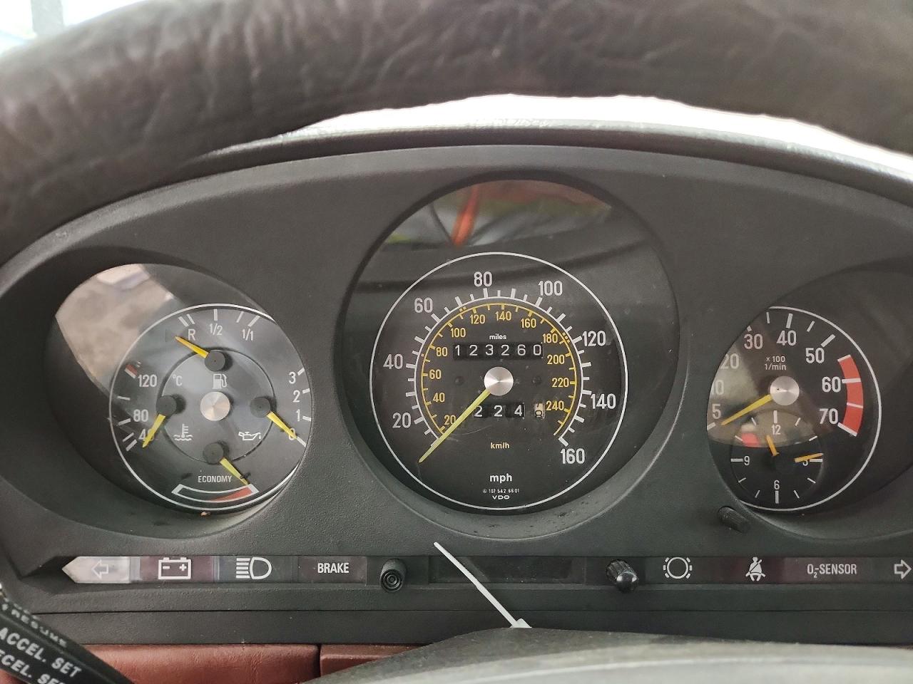 1983 Mercedes-benz 380 Sl White vin: WDBBA45A9DB022361