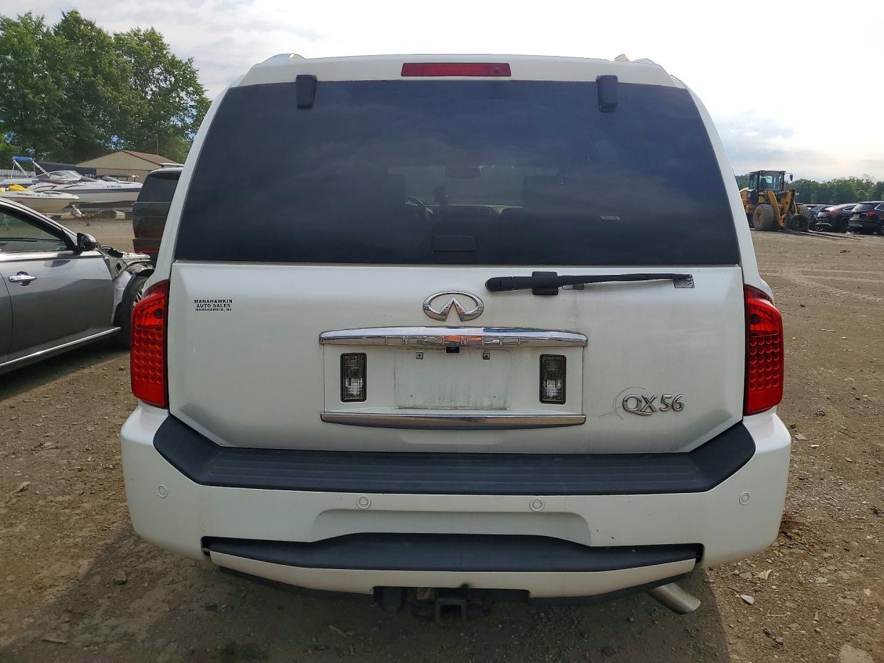 2010 Infiniti Qx56 Base White vin: 5N3ZA0NE5AN909027