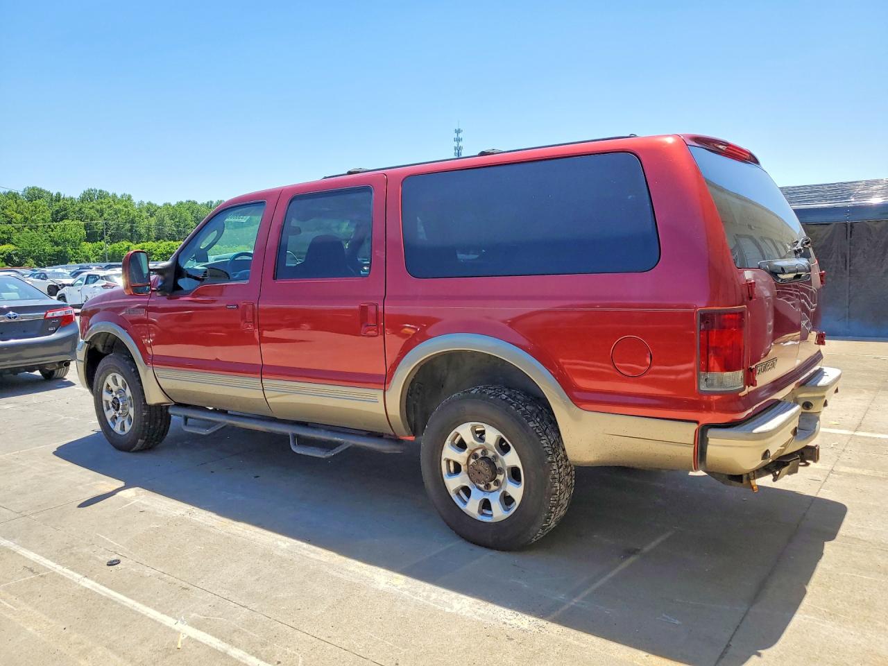 2005 Ford Excursion Eddie Bauer Red vin: 1FMSU45PX5EA49500
