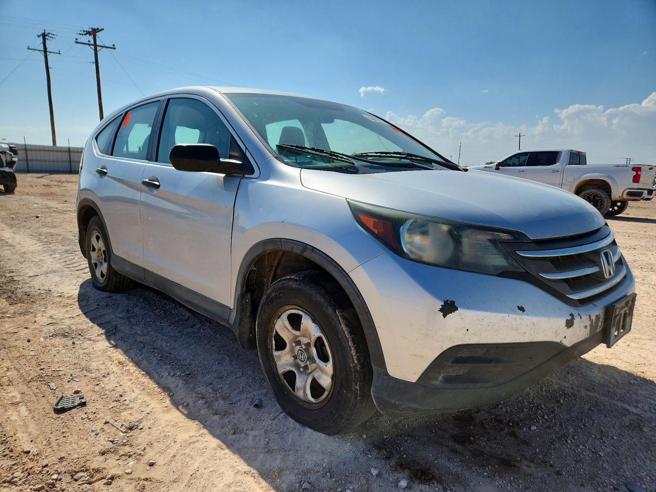 2014 Honda Cr-v Lx Silver vin: 3CZRM3H39EG710121