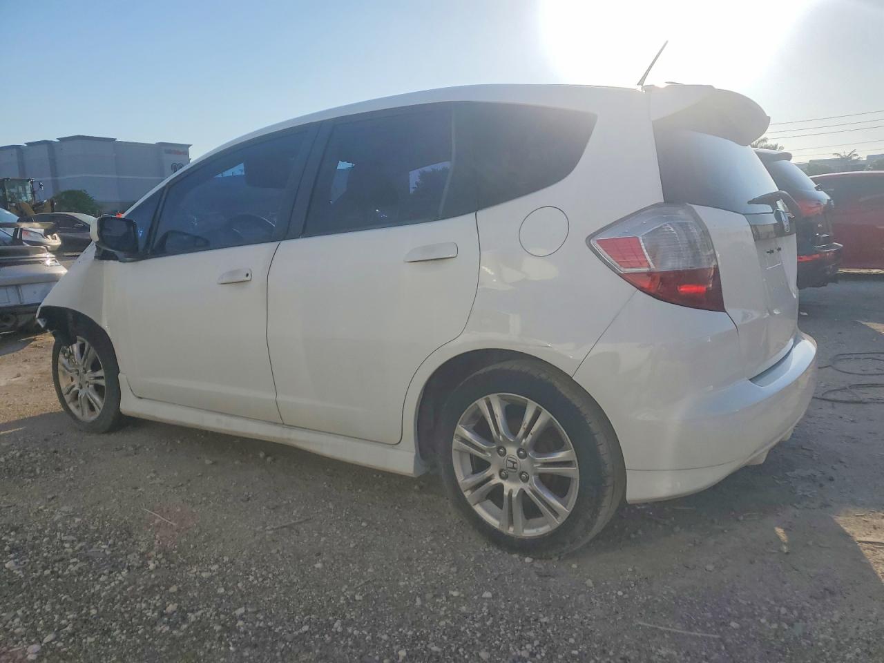 2010 Honda Fit Sport White vin: JHMGE8H43AC003883