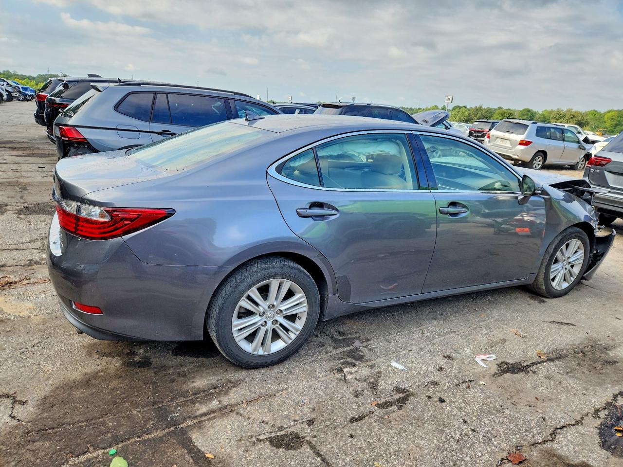 2014 Lexus Es 350 Silver vin: JTHBK1GGXE2137890