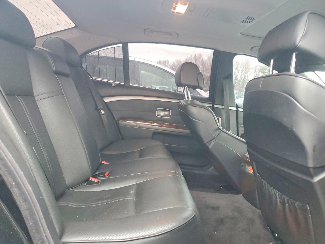 2008 Bmw 750 Li Black vin: WBAHN83598DT79639