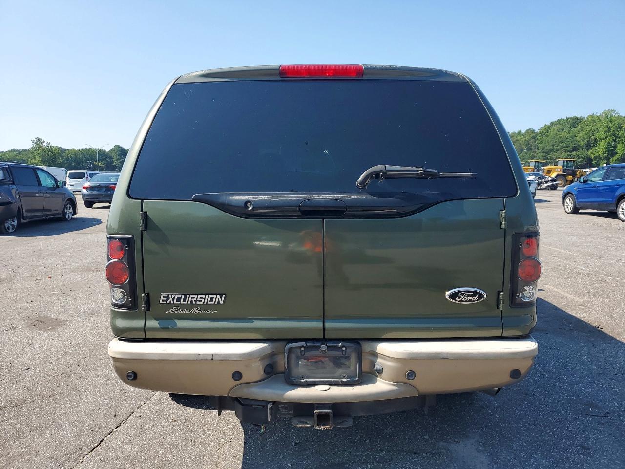 2004 Ford Excursion Eddie Bauer Green vin: 1FMNU44P14EE06561