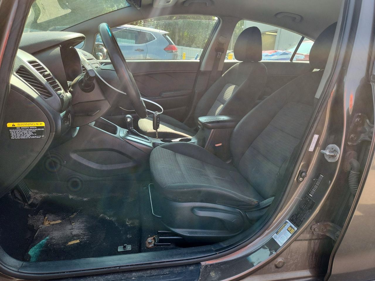 2014 Kia Forte Lx Brown vin: KNAFX4A6XE5101960