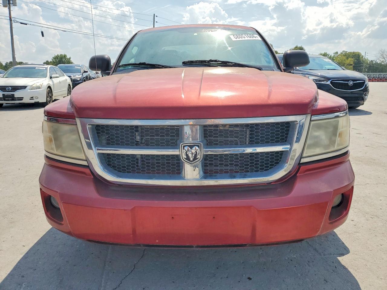 2008 Dodge Dakota Quad Slt Красный vin: 1D7HW48N28S524538