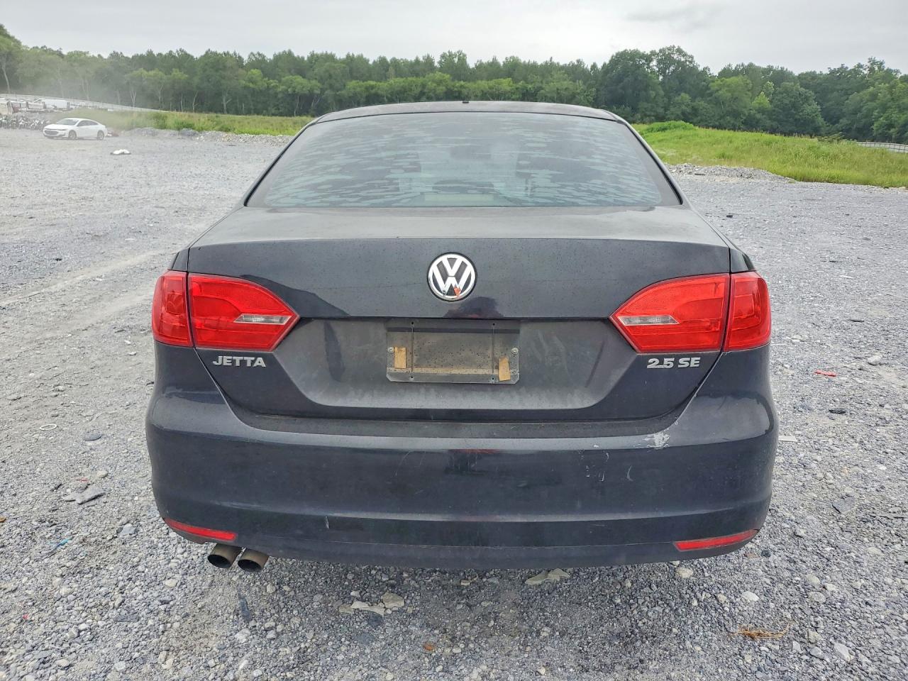2012 Volkswagen Jetta Se Black vin: 3VWDP7AJ1CM131482
