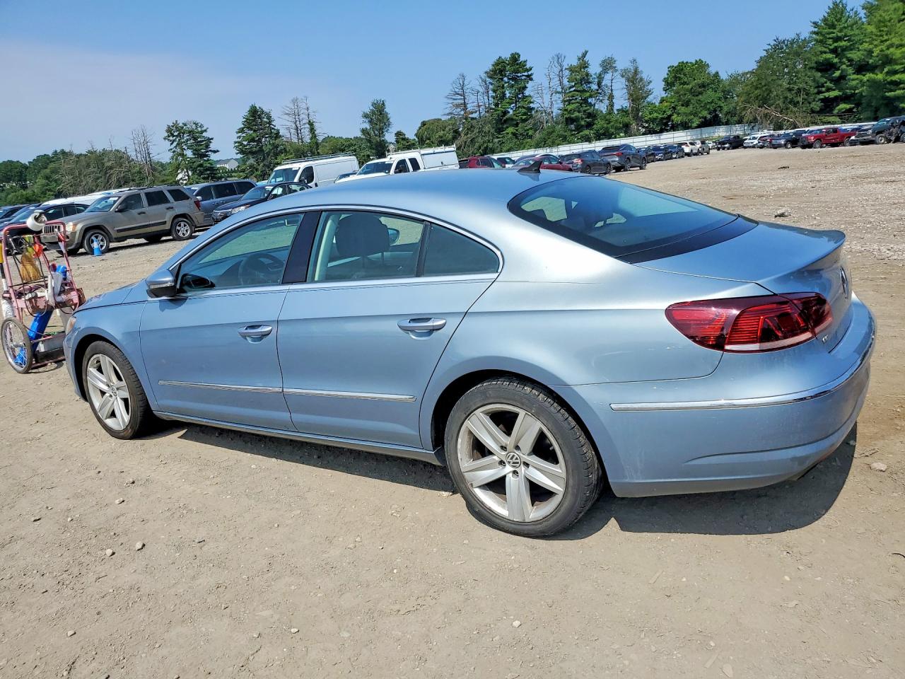 2013 Volkswagen Cc Sport Blue vin: WVWBP7AN1DE510793