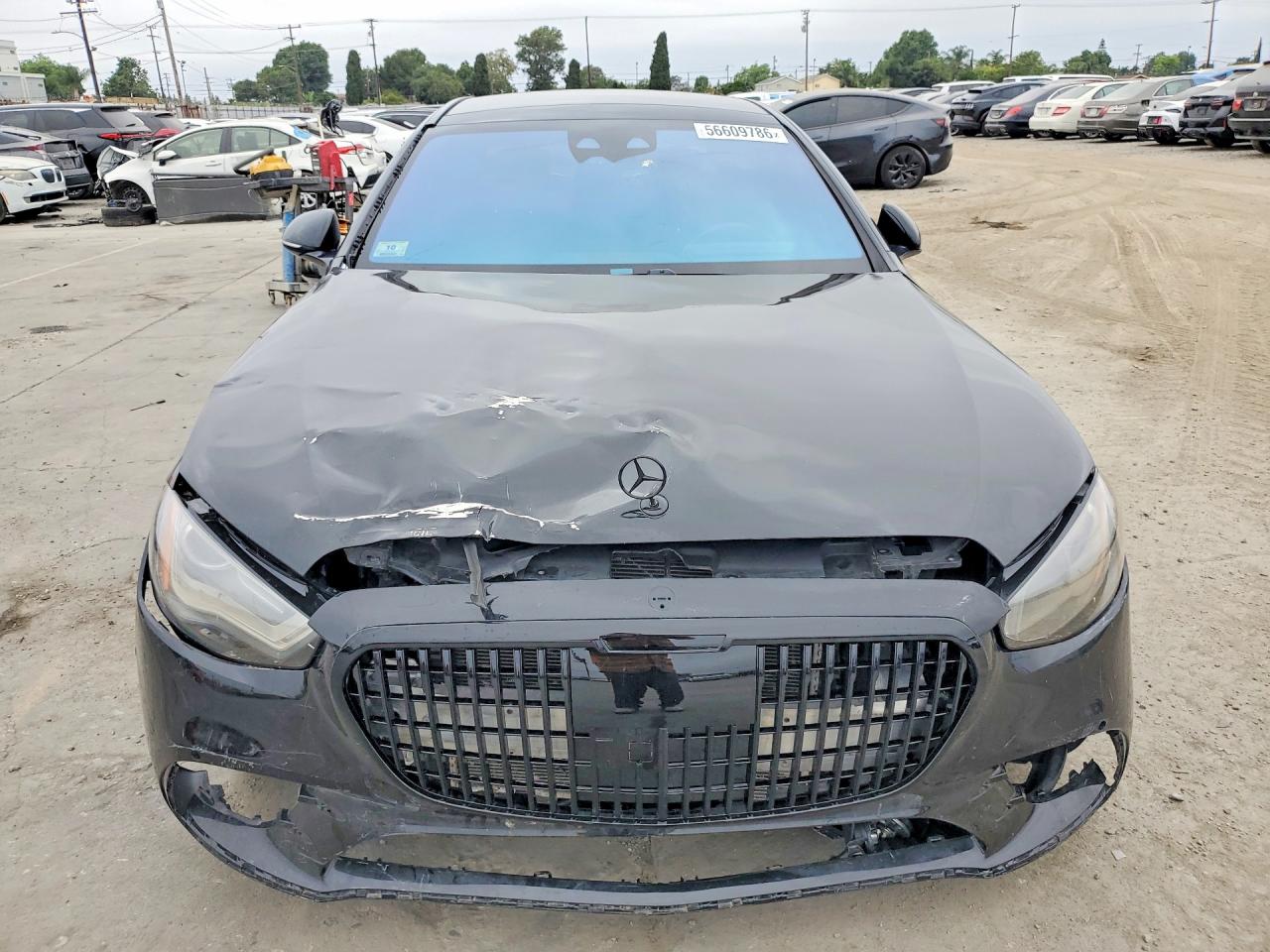 2021 Mercedes-benz S 580 4matic Черный vin: W1K6G7GB1MA035044