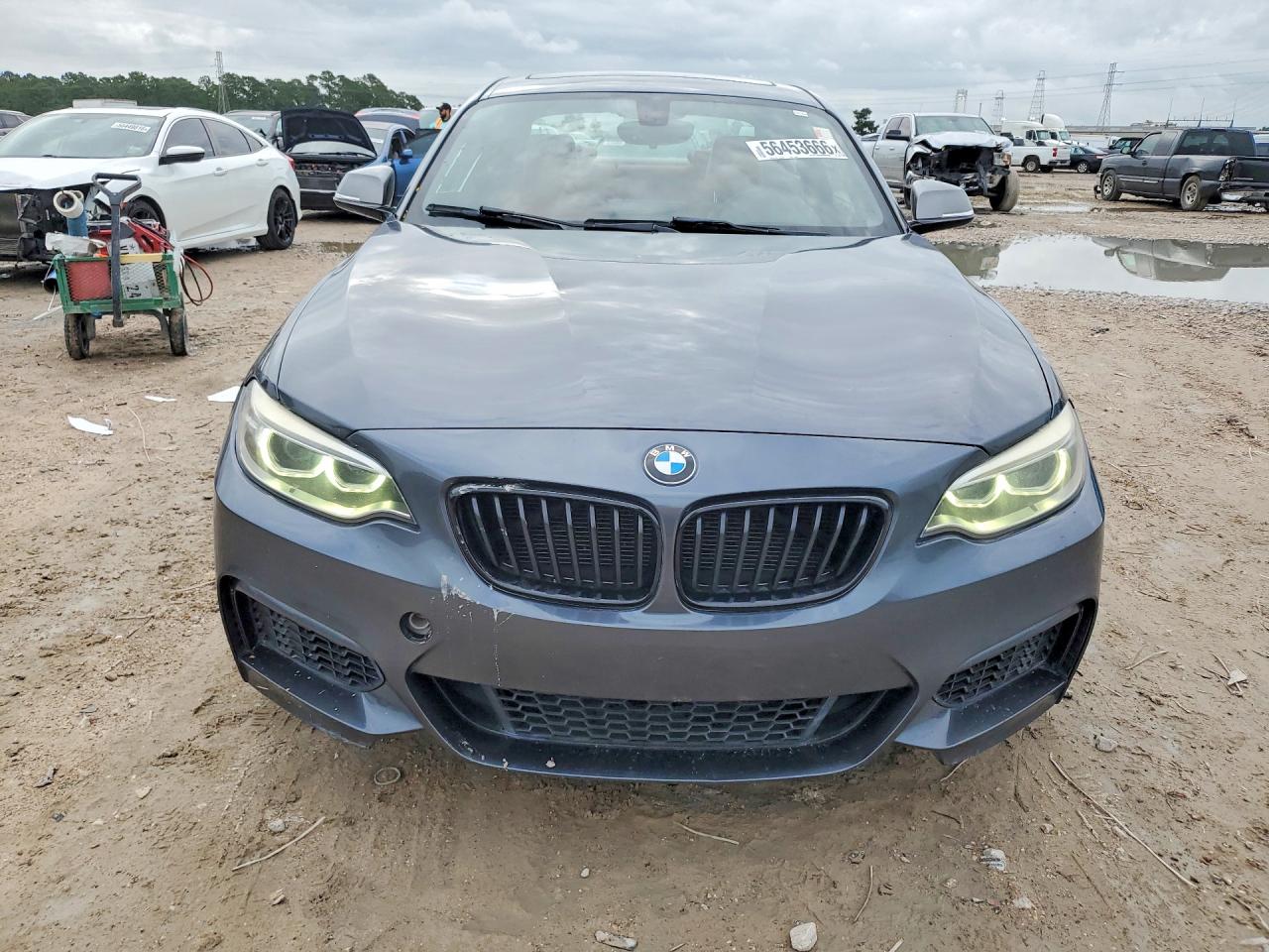 2015 Bmw M235i Gray vin: WBA1J7C57FV289078
