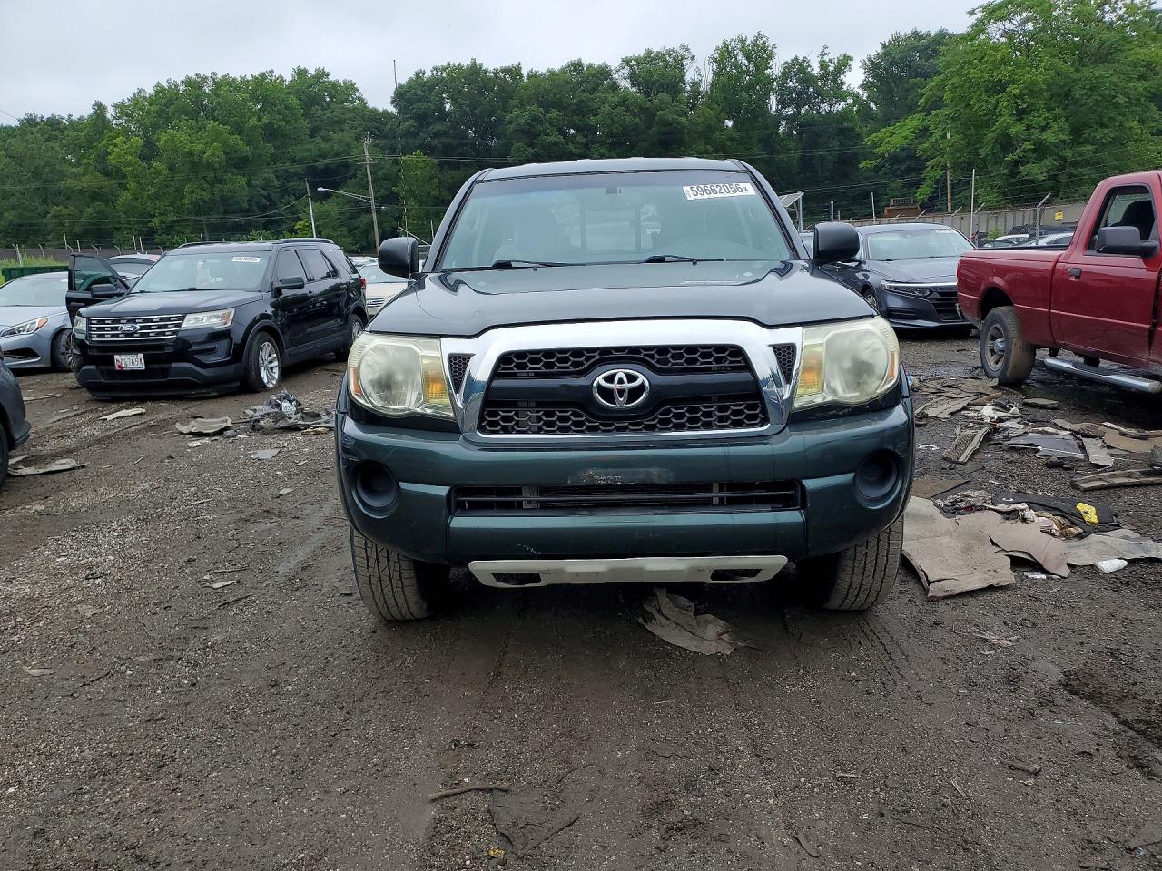 2011 Toyota Tacoma Access Cab Green vin: 5TFUX4EN9BX004731