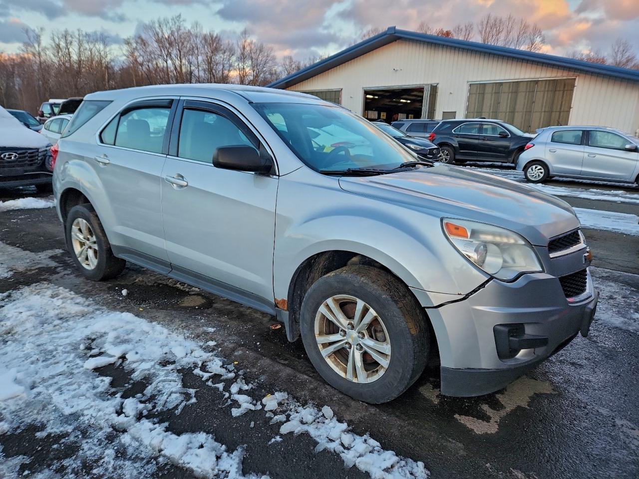 2015 Chevrolet Equinox Ls Silver vin: 2GNFLEEK9F6217823