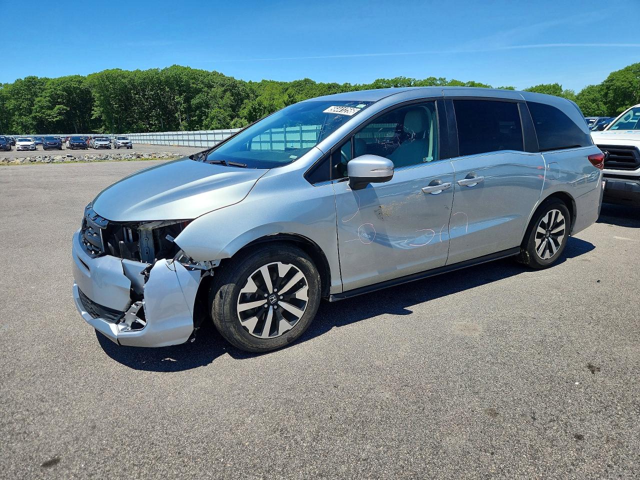 2025 Honda Odyssey Exl Серебряный vin: 5FNRL6H69SB071048