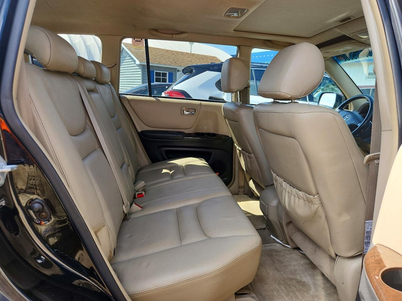2003 Toyota Highlander Limited Black vin: JTEHF21A530136208