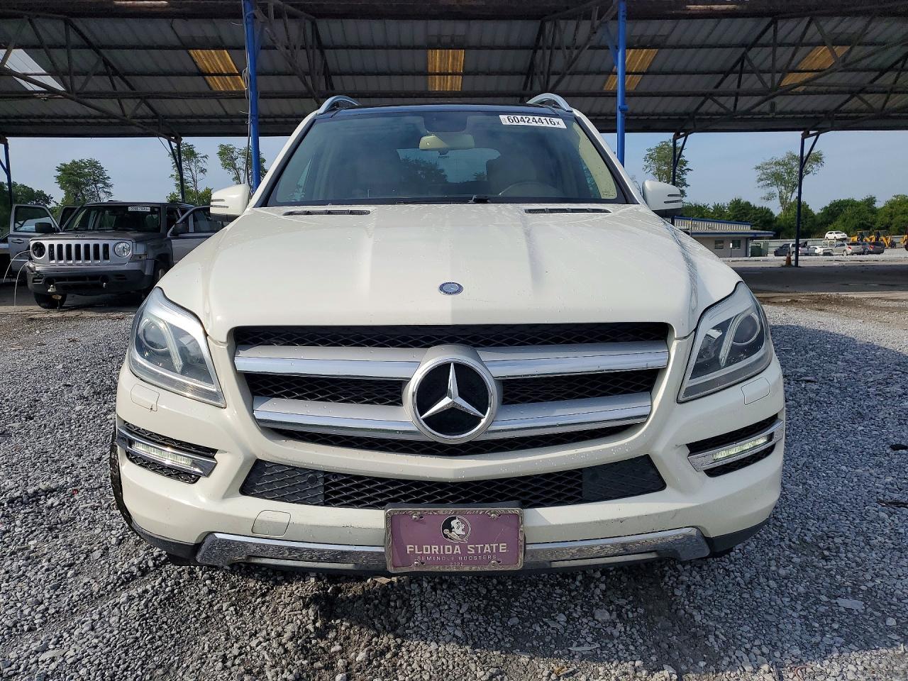 2013 Mercedes-benz Gl 450 4matic White vin: 4JGDF7CE3DA101612