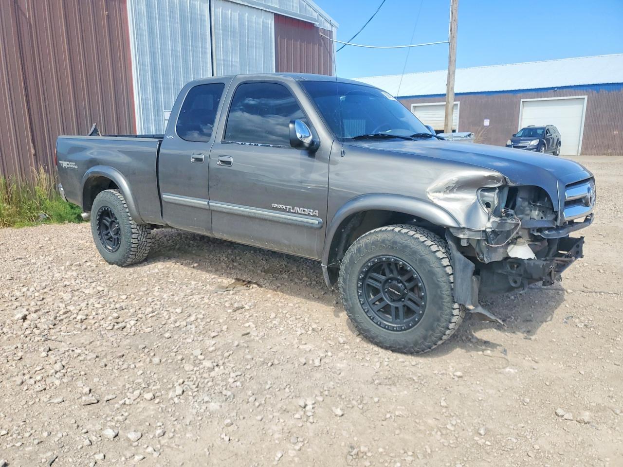 2004 Toyota Tundra Sr5 Gray vin: 5TBBT44144S450871