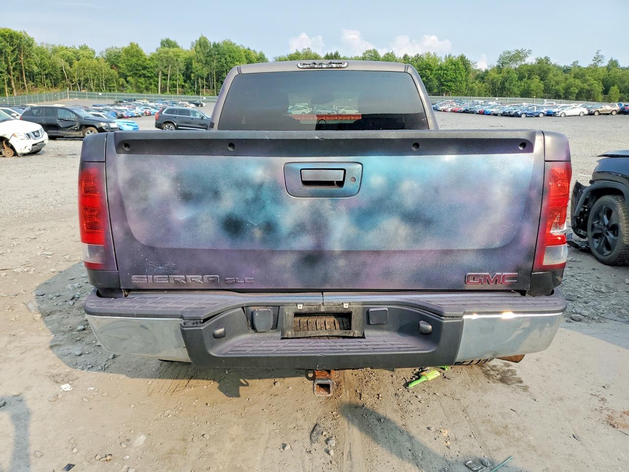 2013 Gmc Sierra K1500 Sle Purple vin: 1GTR2VE71DZ209110