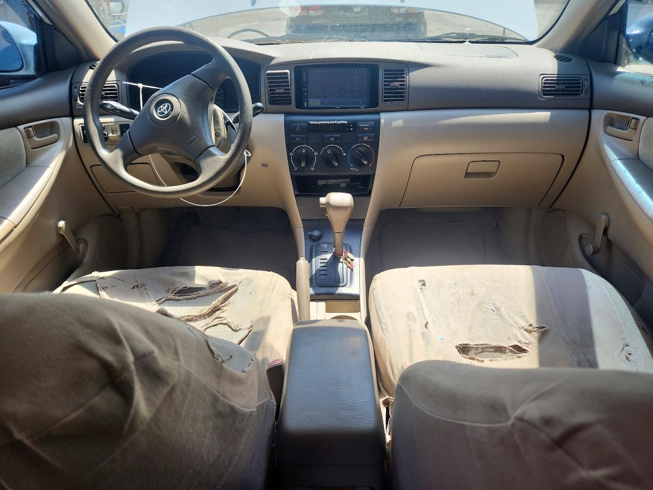 2005 Toyota Corolla Ce White vin: 1NXBR32E55Z482212