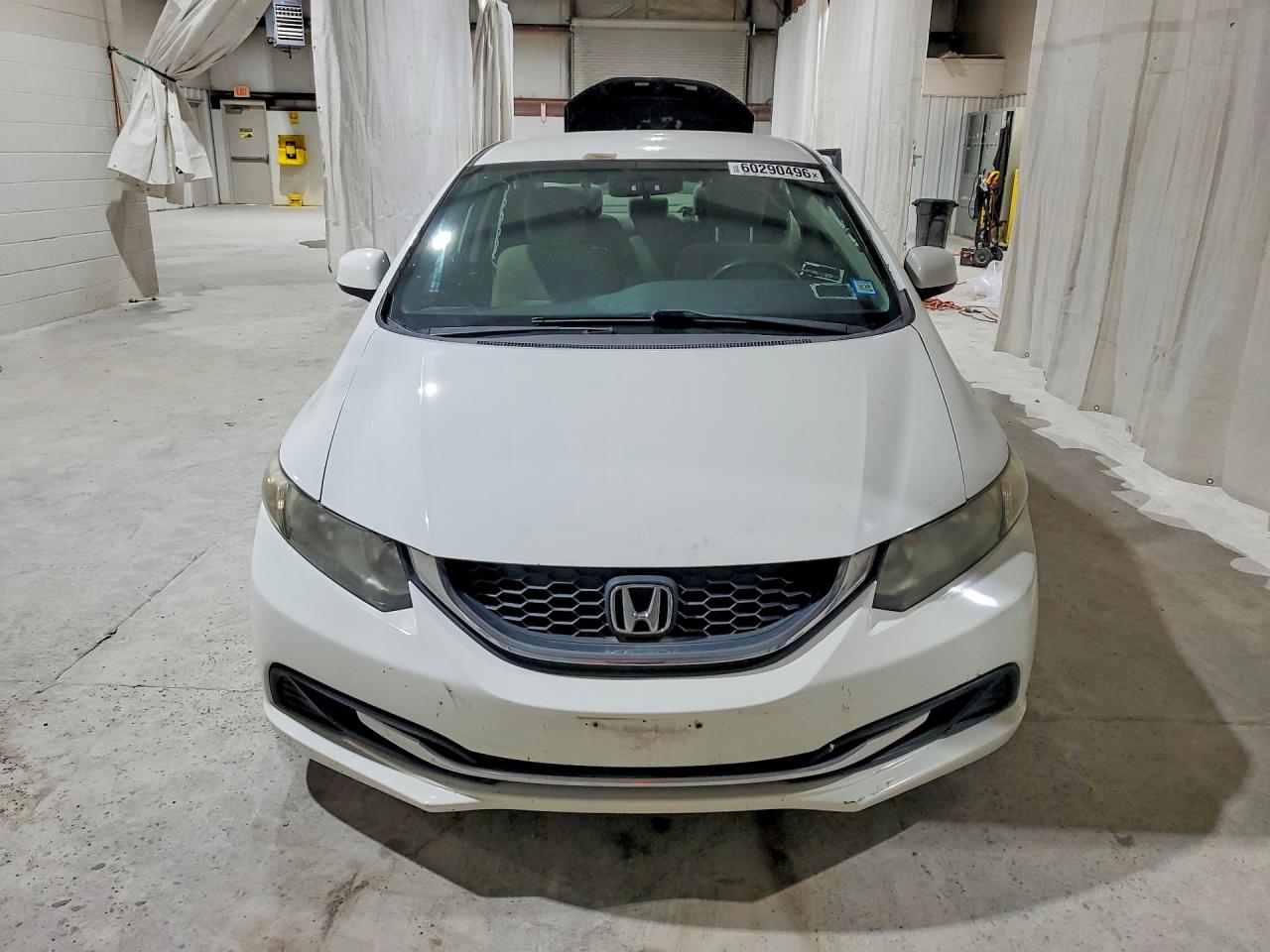 2013 Honda Civic Natural Gas White vin: 19XFB5F59DE000385