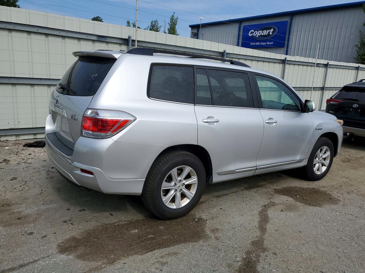 2011 Toyota Highlander Hybrid Silver vin: JTEBC3EH8B2001903