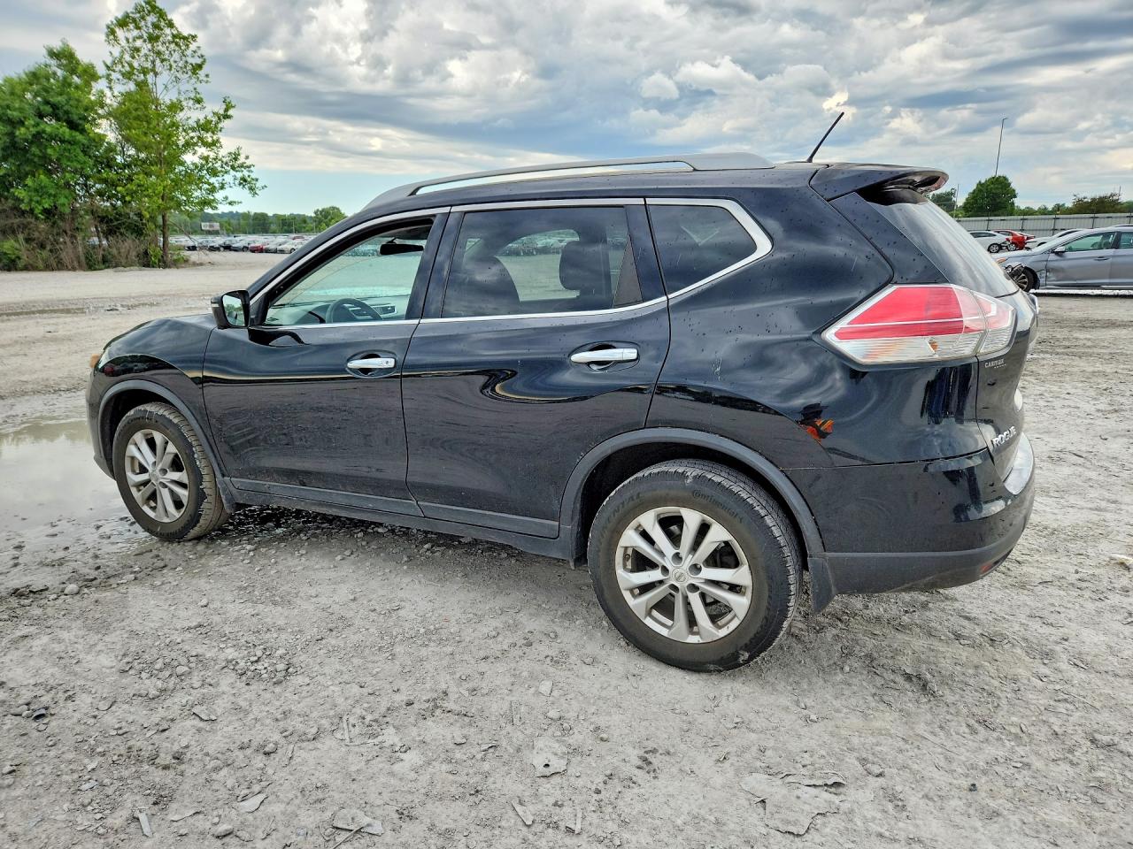 2015 Nissan Rogue Sv Black vin: KNMAT2MVXFP588096
