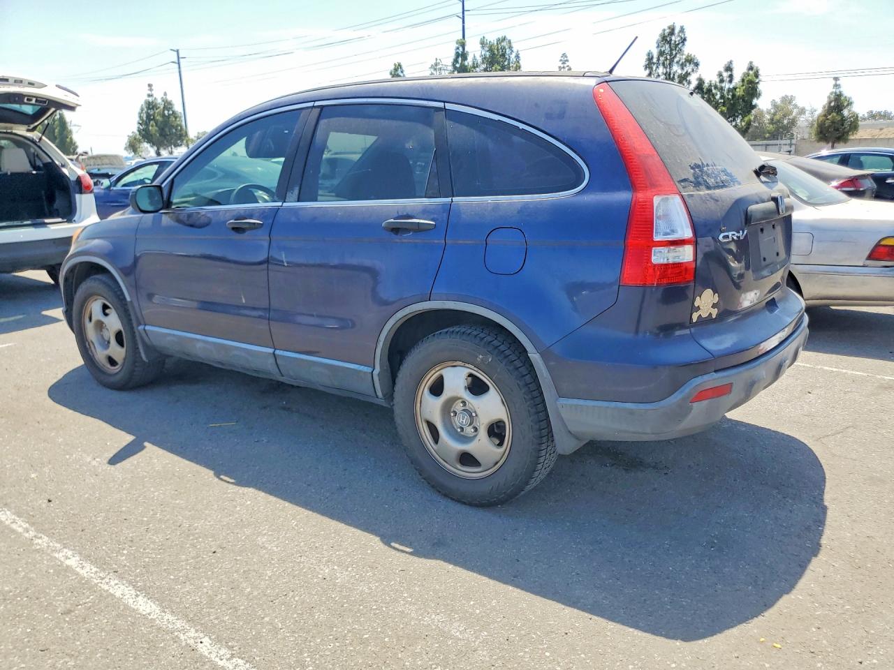 2008 Honda Cr-v Lx Blue vin: JHLRE38318C056101