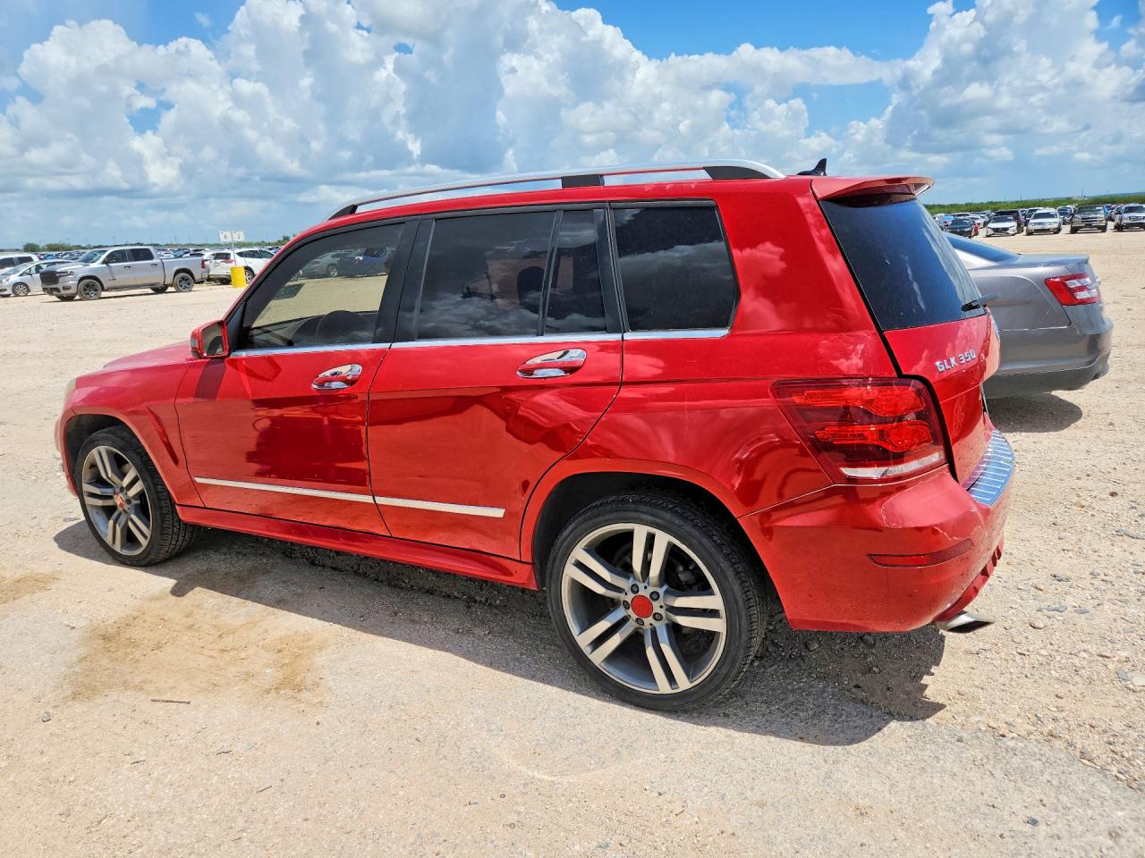 2014 Mercedes-benz Glk 350 Red vin: WDCGG5HB4EG323375