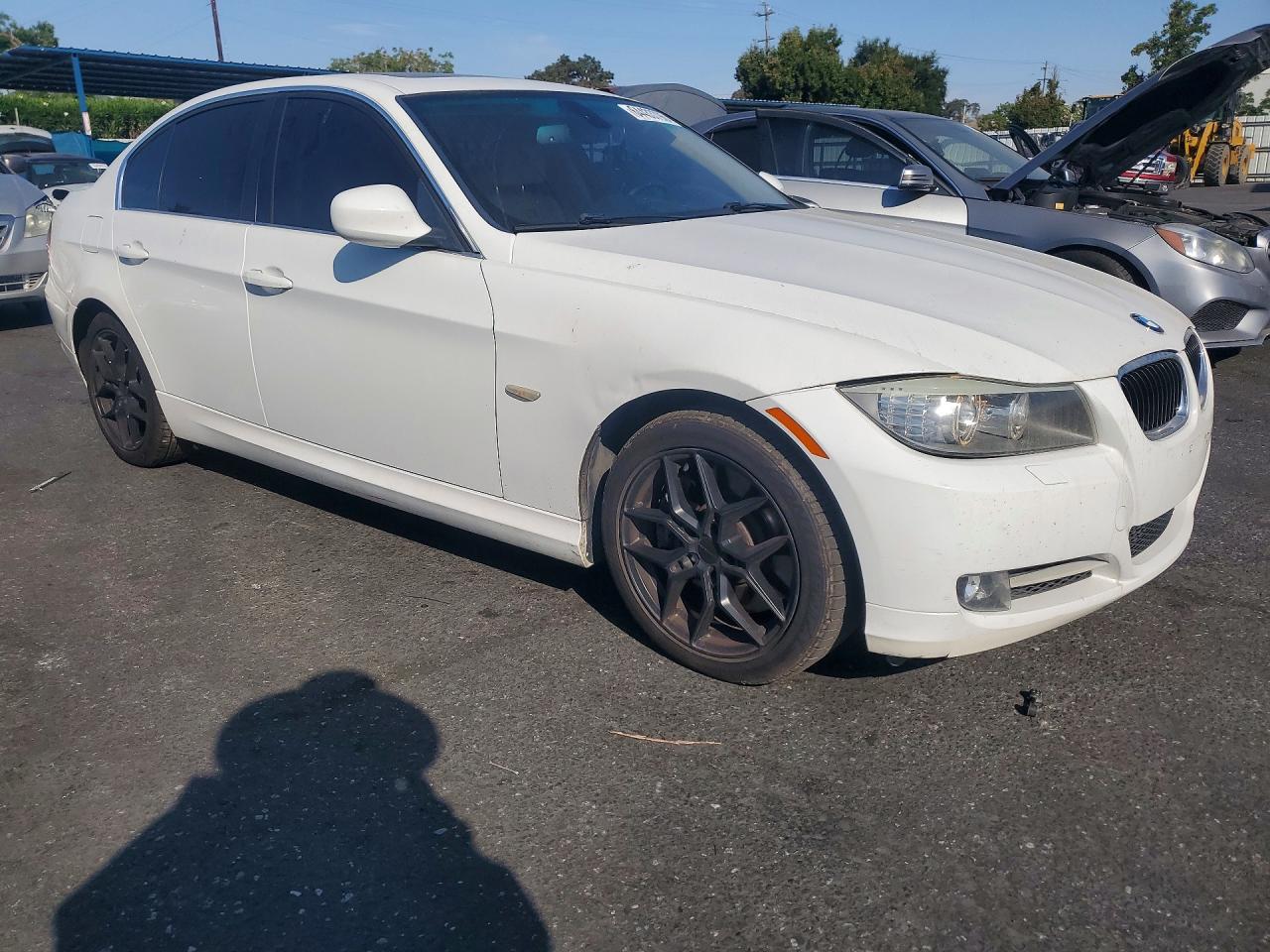 2011 Bmw 335 I White vin: WBAPM5C56BE575617