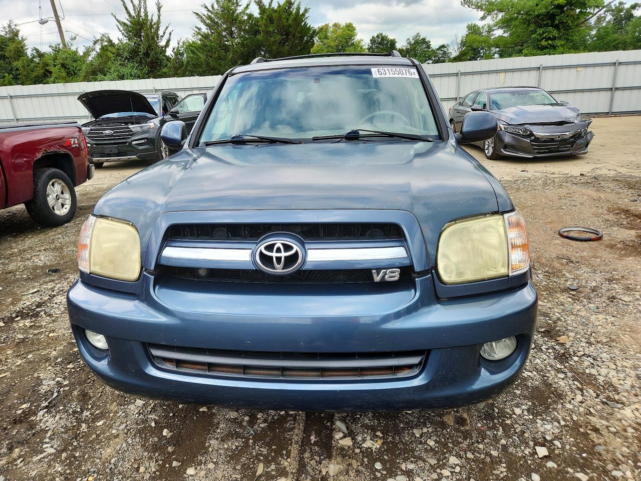 2005 Toyota Sequoia Limited Blue vin: 5TDZT38A55S258452