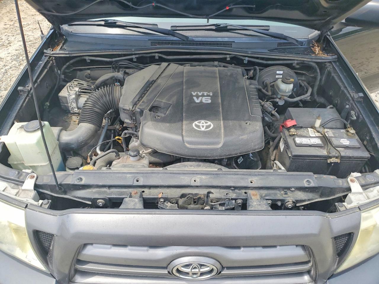 2010 Toyota Tacoma Access Cab Black vin: 5TEUU4EN8AZ697808