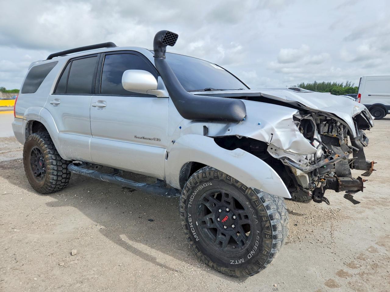 2008 Toyota 4runner Sport Edition Silver vin: JTEBU14R28K009645