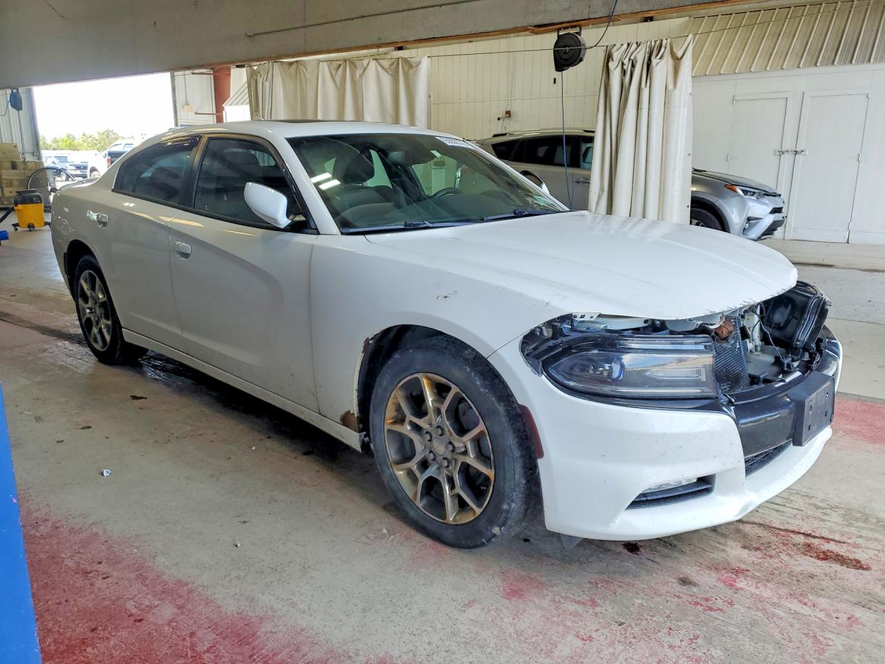 2015 Dodge Charger Sxt White vin: 2C3CDXJG7FH891421