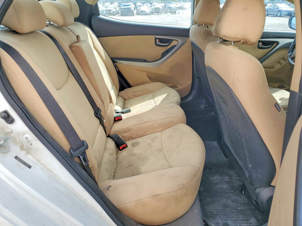 2013 Hyundai Elantra Gls White vin: 5NPDH4AE0DH307074